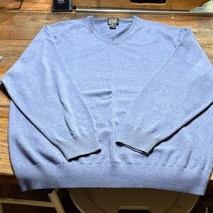 Jos. A. Bank Light Blue V-Neck Sweater